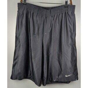Nike Basketball Shorts Black Size XL 9" Inseam w/ Pockets 207630-012 SEE PHOTOS